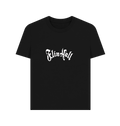 Black Printed T-shirt Front