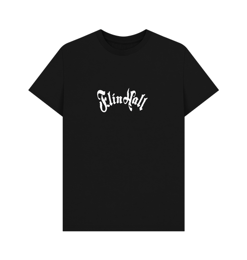 Black Printed T-shirt Front